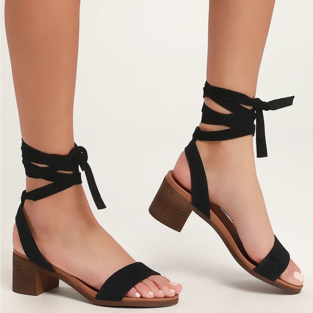 Steve Madden “Adrienne” Wrap Ankle Sandals